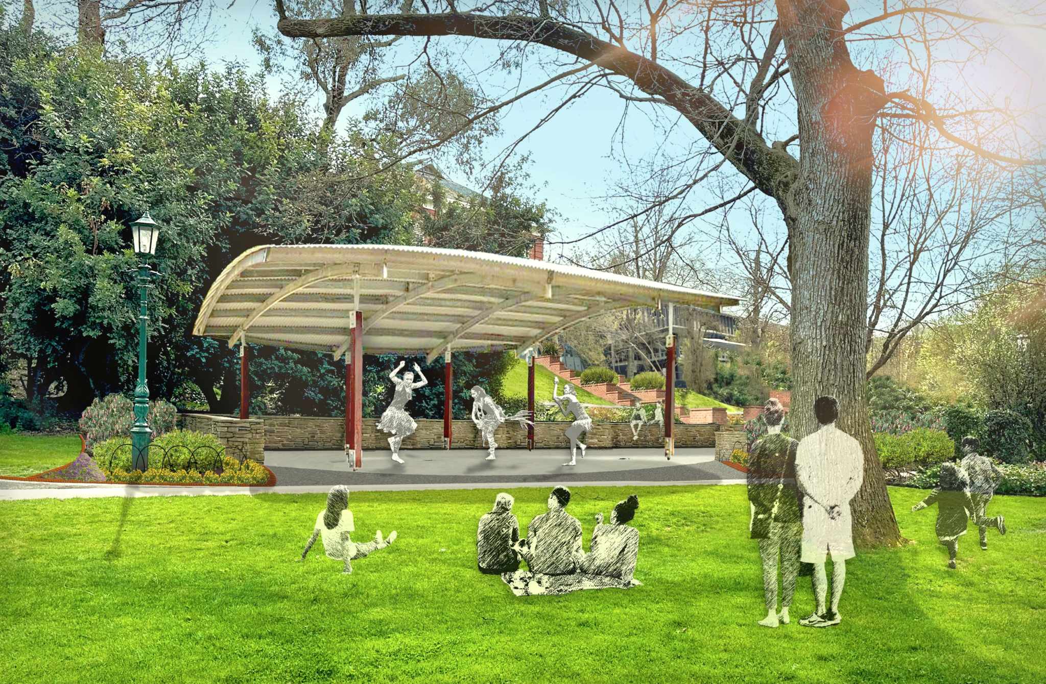 DJAARA shelter to replace pergola in Rosalind Park